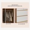 Tủ Quần Áo 4 Cánh To 2 Ngăn Kéo Trắng Vân Gỗ GP329.13