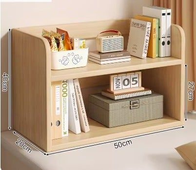 Kệ sách gỗ 2 - 3 tầng đa năng cho không gian gọn gàng, ngăn nắp - Nhà máy IGA - GA37