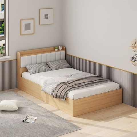 Giường Ngủ Gỗ Công Nghiệp Hiện Đại Mang Phong Cách Bắc Âu - GP240