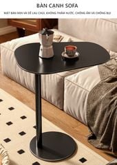 Bàn trà trang trí phòng khách full đen  -  trắng - GM116