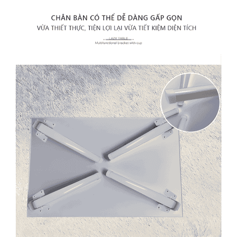 Bàn Học Ngồi Bệt Gấp Gọn Cạnh Bo Tròn - GP154