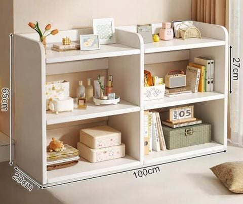 Kệ sách gỗ 2 - 3 tầng đa năng cho không gian gọn gàng, ngăn nắp - Nhà máy IGA - GA37