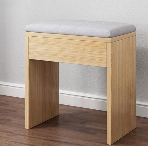 Combo bàn trang điểm GP196.03 gương không led gỗ + ghế GP138.03 gỗ