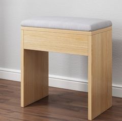 Combo bàn trang điểm GP196.03 gương không led gỗ + ghế GP138.03 gỗ