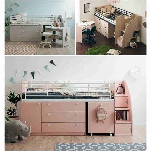 Giường tầng 1m4x2m - Giải Pháp Toàn Diện Cho Phòng Ngủ Của Bé - GP365 - Khai tử