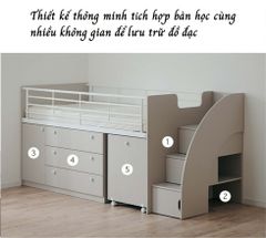 Giường tầng 1m4x2m - Giải Pháp Toàn Diện Cho Phòng Ngủ Của Bé - GP365