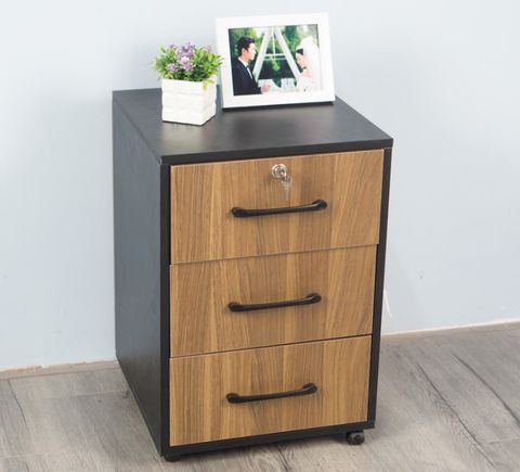 [Combo] B.L.V Kết Hợp Tủ Hồ Sơ Nhỏ Khung Đen Gỗ Óc Chó - GM191 - Khai tử