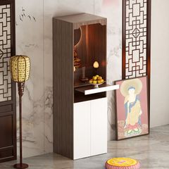 Ban thờ phật vân gỗ óc cho trắng - GP400.61