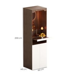 Ban thờ phật vân gỗ óc cho trắng - GP400.61