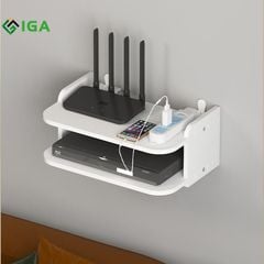 Kệ Treo Tường Định Tuyến Wifi - IG407 - Nội Thất Xanh Thông Minh IGA