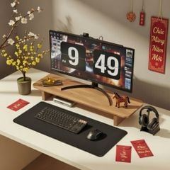 Kệ gỗ để màn hình máy tính - GA28 - Nội Thất IGA Việt Nam