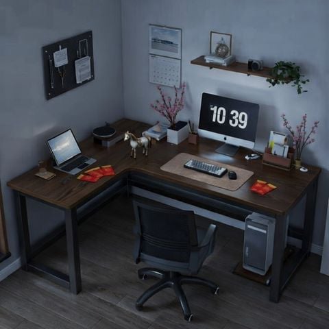 Bàn làm việc chữ L thiết kế hiện đại, sang trọng cho mọi không gian sống - GM126