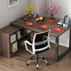 Bàn Làm Việc Gỗ MDF kết hợp Kệ Sách Đa Năng cho Góc Làm Việc Hiện Đại - GM131