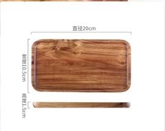Khay gỗ décor hình chữ nhật - PG31