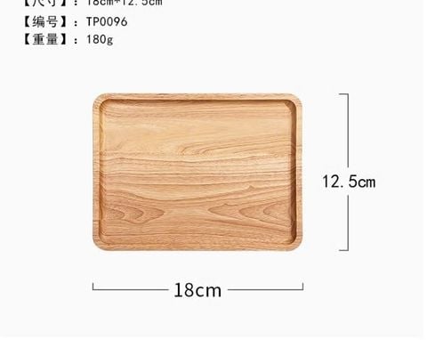 Khay gỗ décor hình chữ nhật - PG33