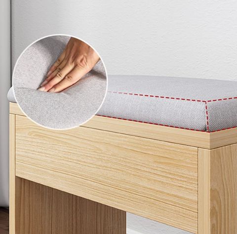 Combo bàn trang điểm GP196.03 gương không led gỗ + ghế GP138.03 gỗ