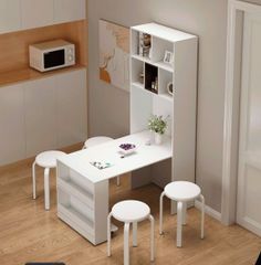 Bàn Ăn Gấp Gọn Kèm Kệ Tủ Đa Năng - IGA - GP308.01 - Hết hàng