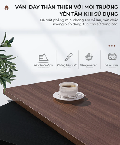 Bàn Làm Việc Chữ Z Khung Đen Gỗ Óc Chó GM220.26