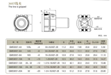  Đầu nối nguồn MS3106B32-17S, MS3108B32-17S 