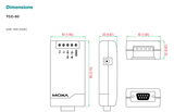  Bộ chuyển đổi RS232 sang RS422/ RS485 Moxa TCC-80 