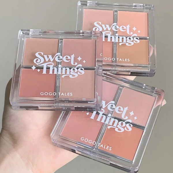 Bảng Phấn Má 4 Ô GOGO TALES Naked Feeling GT307 