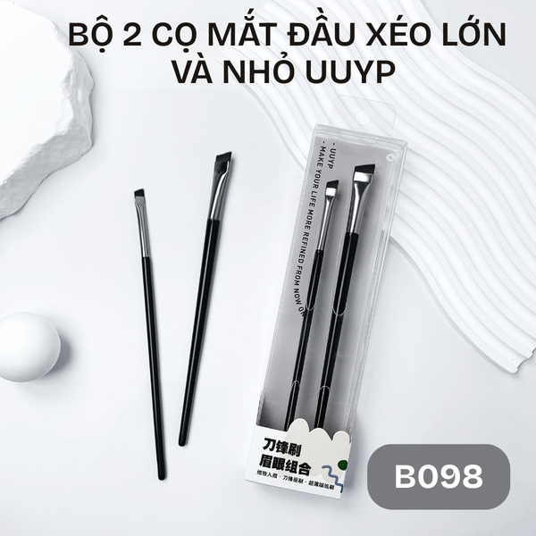  Bộ 2 cọ mắt đầu xéo lớn và nhỏ UUYP B098 
