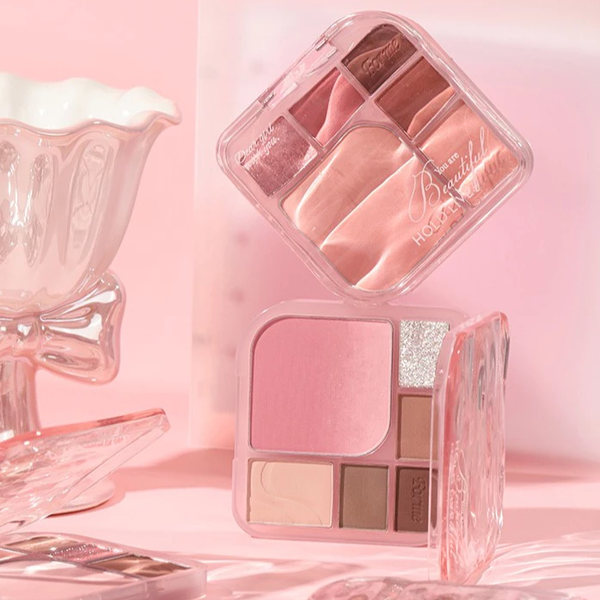  Bảng Phấn Mắt Má Hồng Highlight 6 Ô HOLD LIVE Pink Mist HL770 