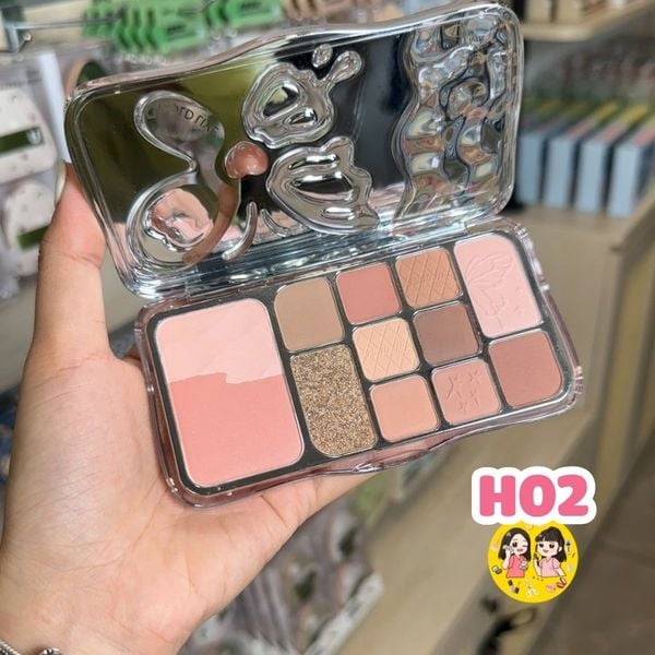  Bảng Phấn Mắt Má Hồng HOLD LIVE Mist Butterfly 12 Ô HL792 - Phiên Bản Cánh Bướm Mới HoldLive 