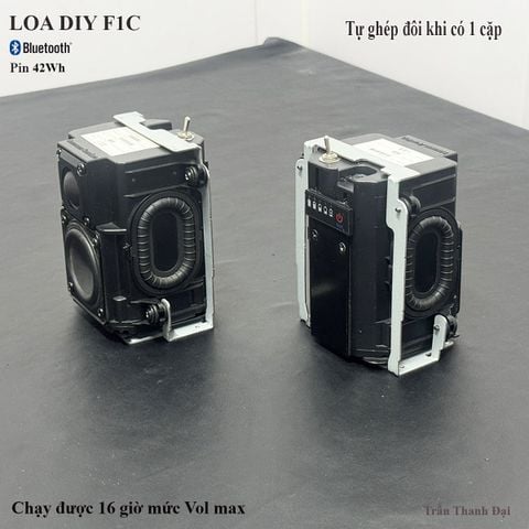 LOA DIY F1C 20W, Bluetooth, Pin 16 giờ, Ghép Đôi