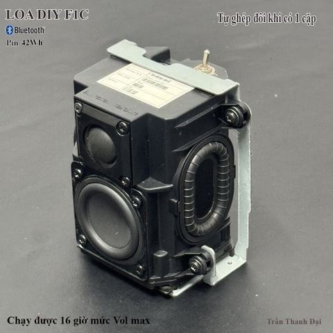 LOA DIY F1C 20W, Bluetooth, Pin 16 giờ, Ghép Đôi