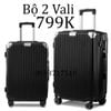 Bộ 2 Vali Chống Va Đập Tốt U218 Đen