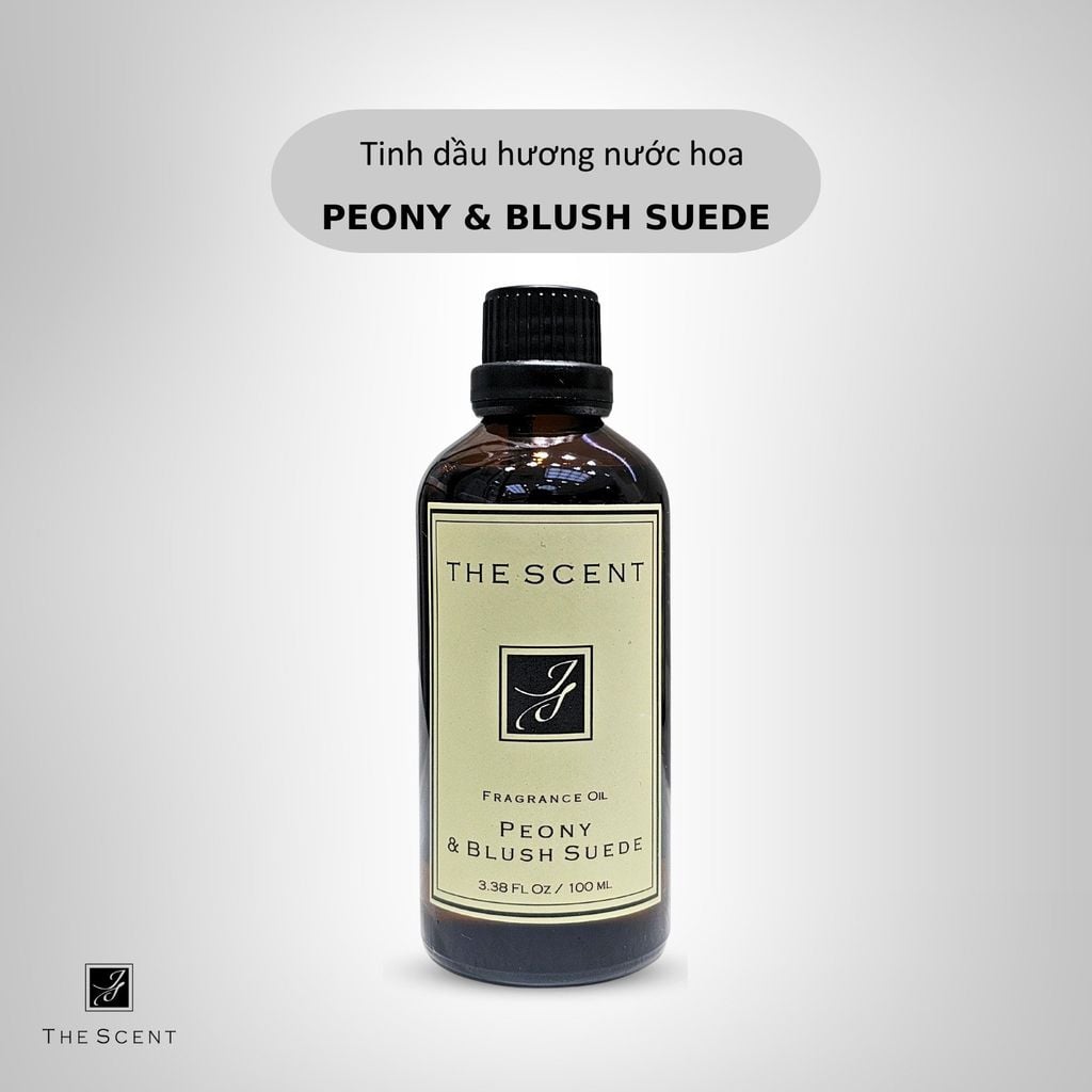 Tinh dầu Peony & Blush Suede - Tinh dầu hương nước hoa cao cấp The Scent