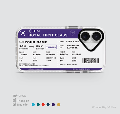 COLORFUL BOARDING PASS - THAI AIRWAYS