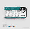 COLORFUL BOARDING PASS - CATHAY PACIFIC