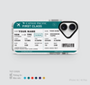 COLORFUL BOARDING PASS - CATHAY PACIFIC
