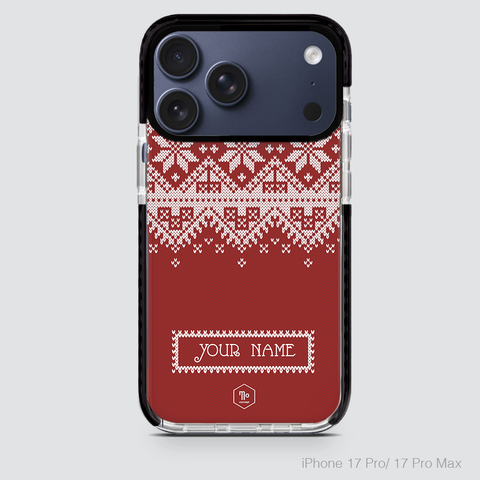 MERRY CHRISTMAS - RED WOOL