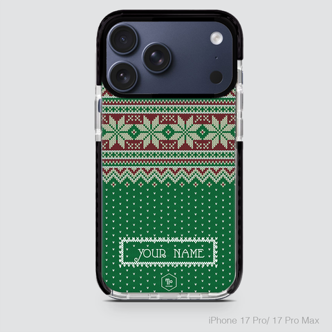 MERRY CHRISTMAS - GREEN WOOL