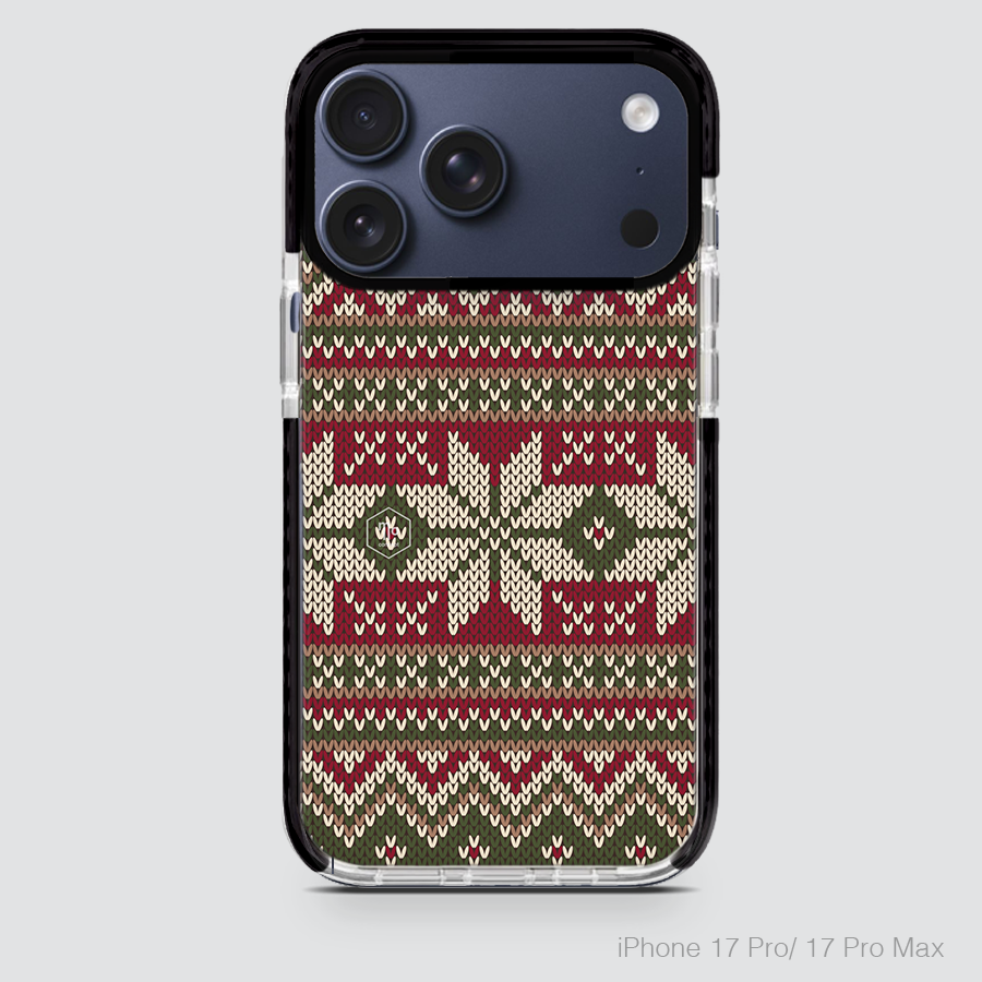 MERRY CHRISTMAS - RED & GREEN WOOL