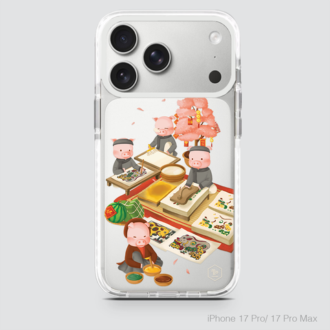 PIG PIG WORLD - TRANH HEO ĐÔNG HỒ