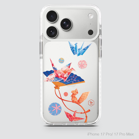 ORIGAMI CRANE - FLYING WITH PAPER FAN