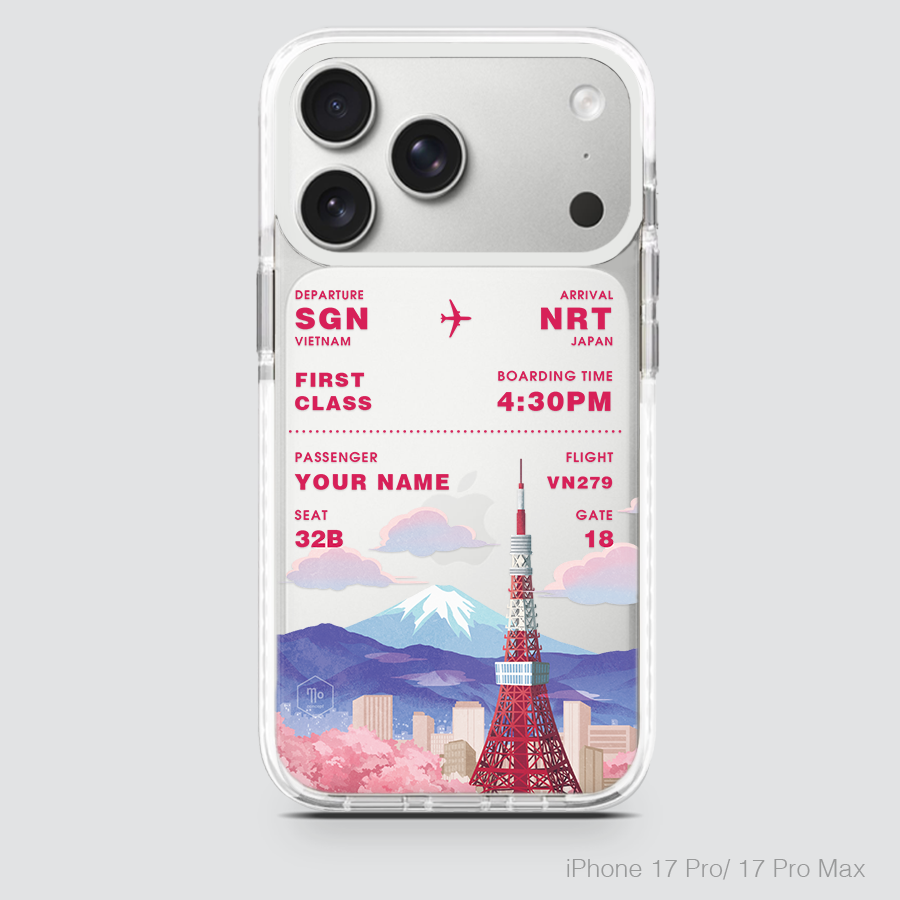 COLORFUL BOARDING PASS - TOKYO