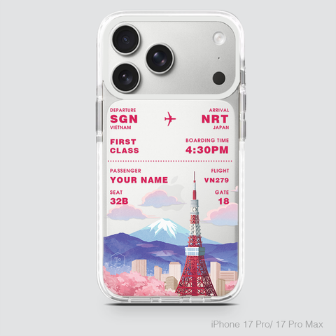 COLORFUL BOARDING PASS - TOKYO