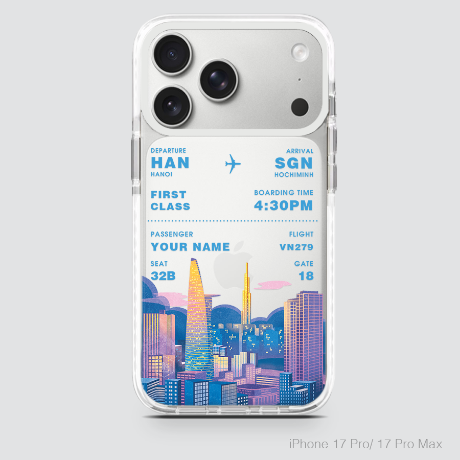 COLORFUL BOARDING PASS - SÀI GÒN