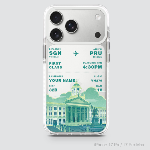 COLORFUL BOARDING PASS - BELGIUM