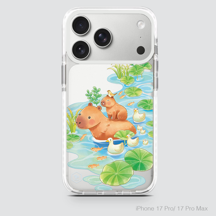 CAPYBARA - PEACEFUL LAKE