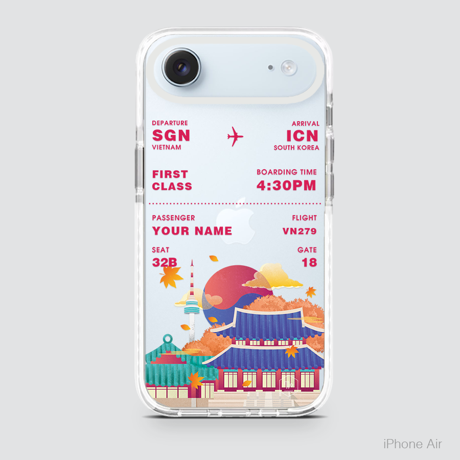 COLORFUL BOARDING PASS - KOREA