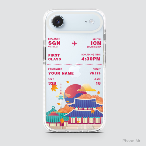 COLORFUL BOARDING PASS - KOREA