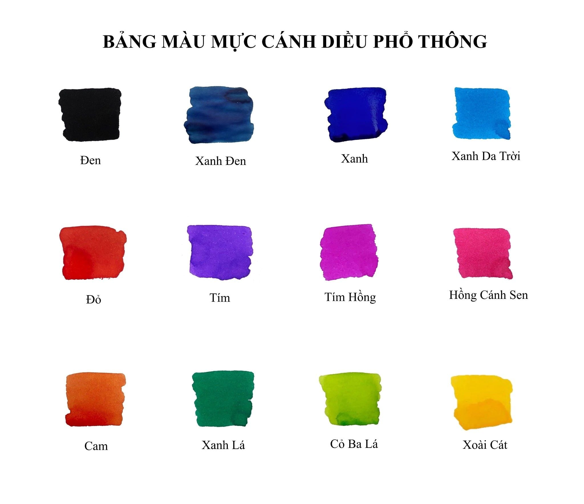  Mực Cánh Diều phổ thông 18ml 