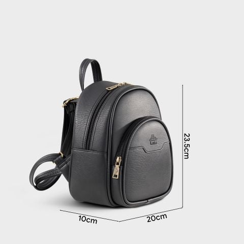 Balo Lata (Thời trang nữ kiểu dáng gọn nhẹ vừa A5 - Balo da BAL83)