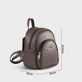  Balo Lata (Thời trang nữ kiểu dáng gọn nhẹ vừa A5 - Balo da BAL83) 